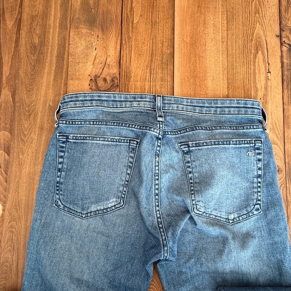 rag & bone Dre Low Rise Slim Boyfriend in Aviation Way 45028 - Picture 9 of 16